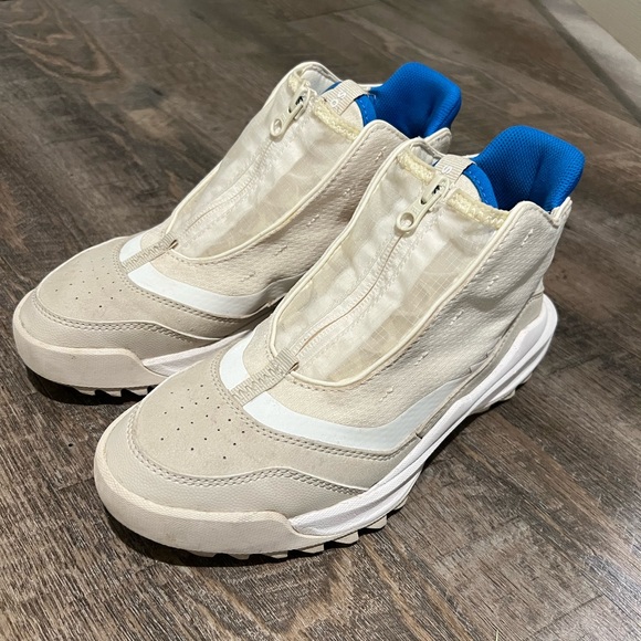 Sorel Women's ONA 718 Mid Shoe Chalk White Hyper Blue - Picture 3 of 9